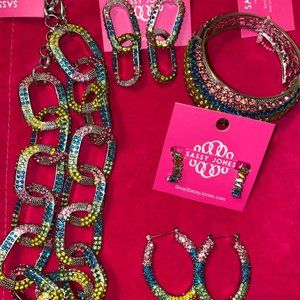 Sassy Jones Kerri Necklace, Bracelet, Earrings!